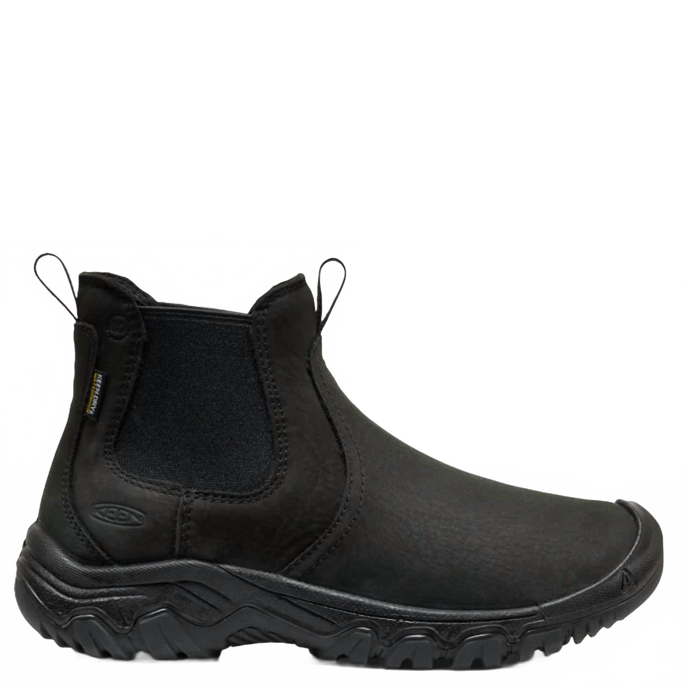 New Keen Women's Greta Ii Waterproof Insulated Chelsea Boot In Black/Black
